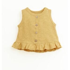 Play Up Jersey-stitch top with knitted effect | Organic Care Size 9M
